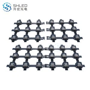 شیشے کی عمارت کا پردہ وال فیکس لائٹنگ