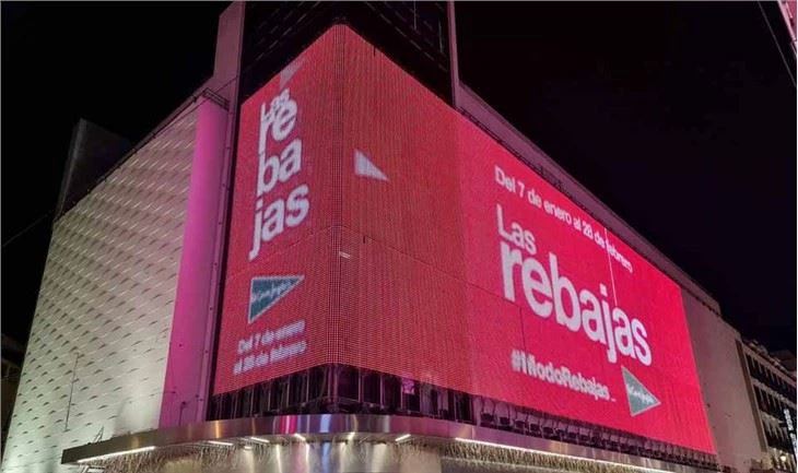 Transparent Mesh Curtain Led Displays Screen