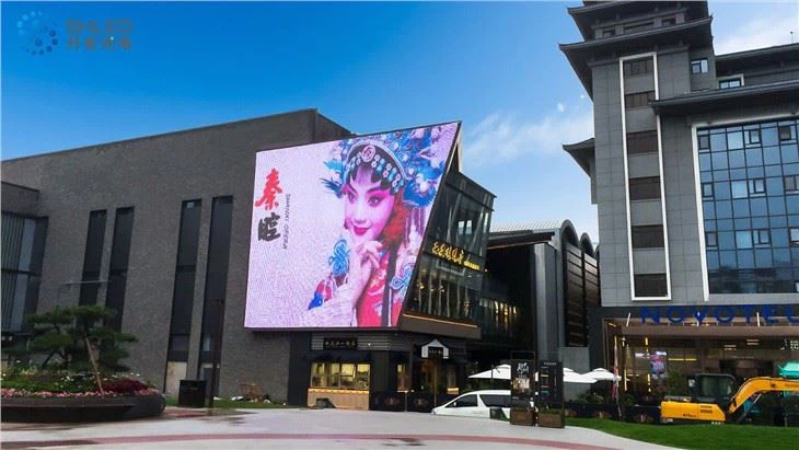 Transparent Mesh Curtain Led Displays Screen